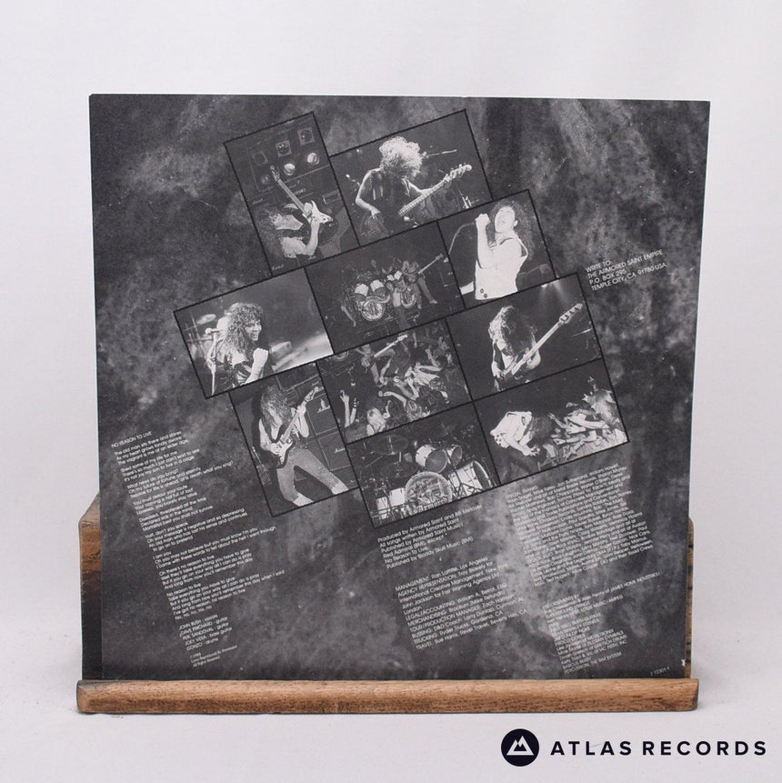 Armored Saint - Saints Will Conquer - Insert 12" Vinyl Record - EX/EX