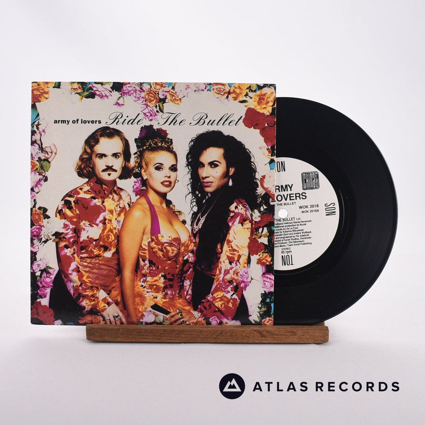 Army Of Lovers Ride The Bullet 7" Vinyl Record - Front Cover & Record