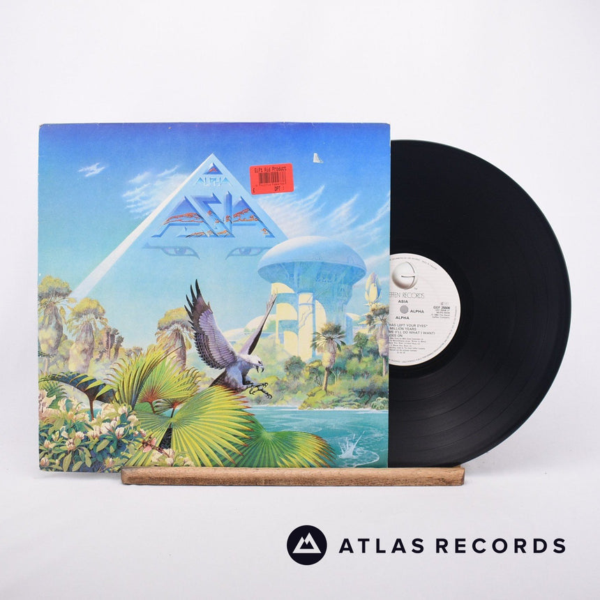 Asia Alpha LP Vinyl Record - Front Cover & Record