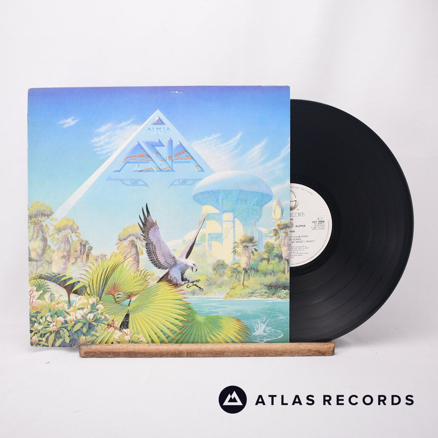 Asia Alpha LP Vinyl Record - Front Cover & Record