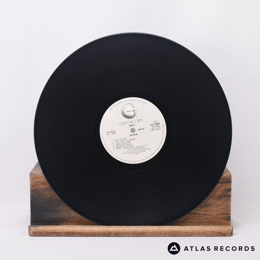 Asia - Alpha - Lyric Sheet LP Vinyl Record - EX/EX