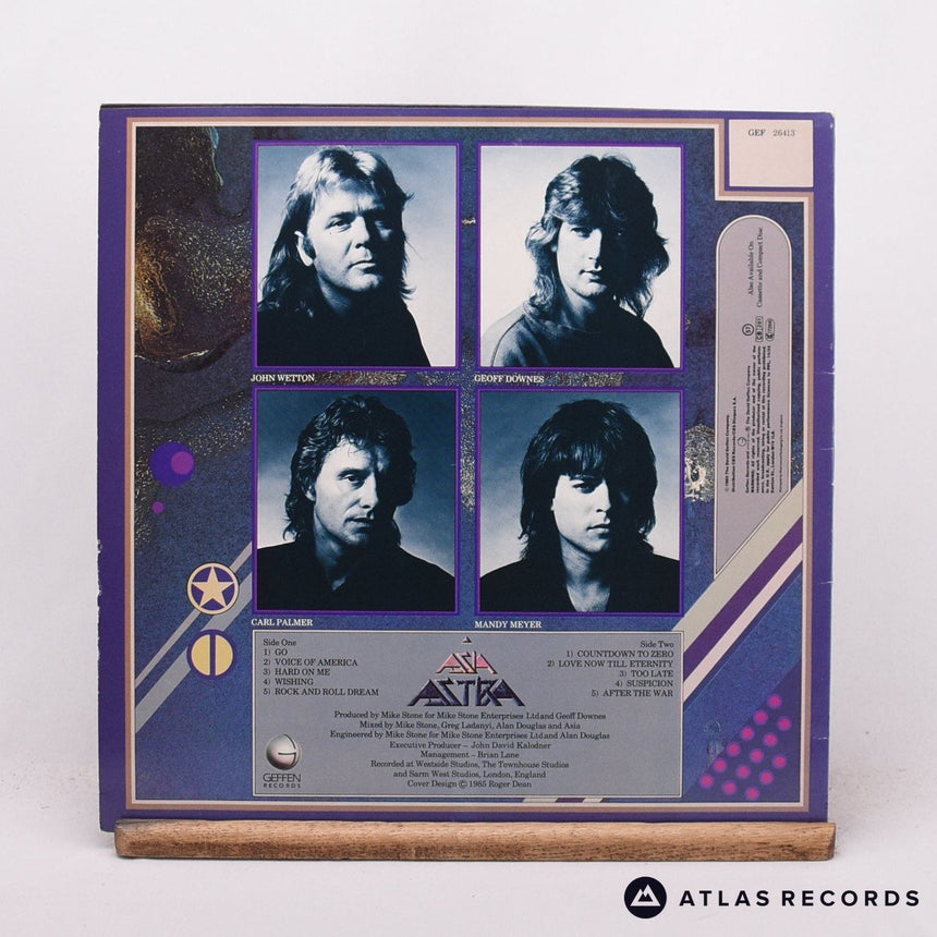 Asia - Astra - Lyric Sheet LP Vinyl Record - VG+/EX