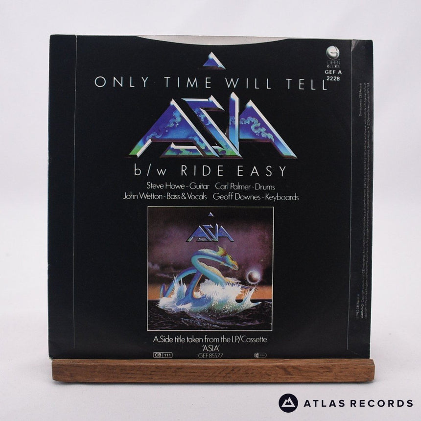 Asia - Only Time Will Tell - 7" Vinyl Record - EX/VG+