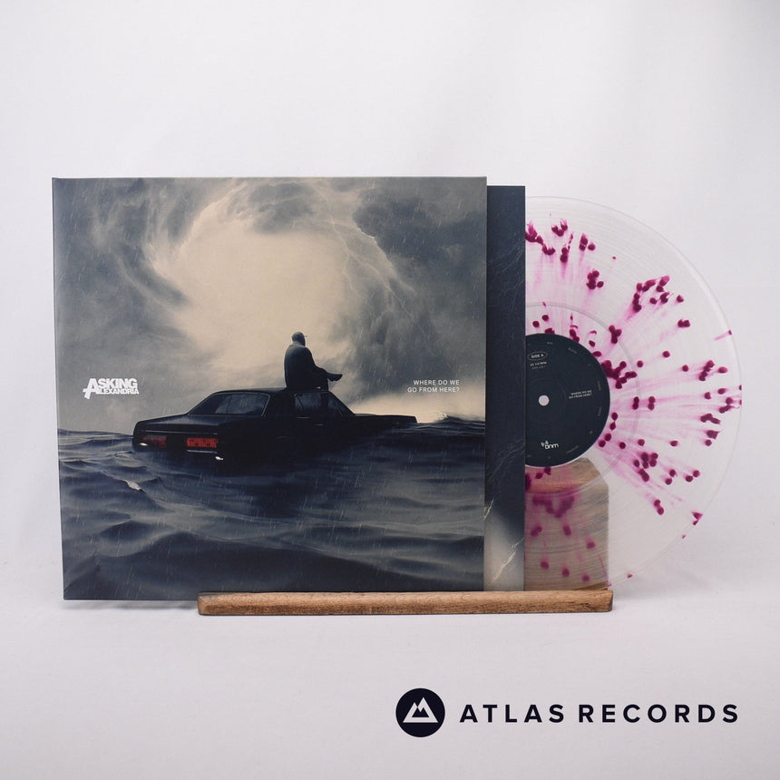 Asking Alexandria Where Do We Go From Here? LP Vinyl Record - Front Cover & Record