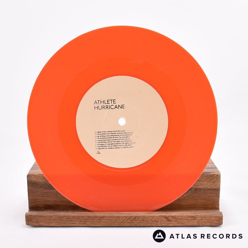 Athlete - Hurricane - Red 7" Vinyl Record - NM/NM