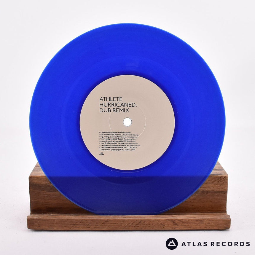 Athlete - Hurricane - Blue Gatefold 7" Vinyl Record - NM/NM