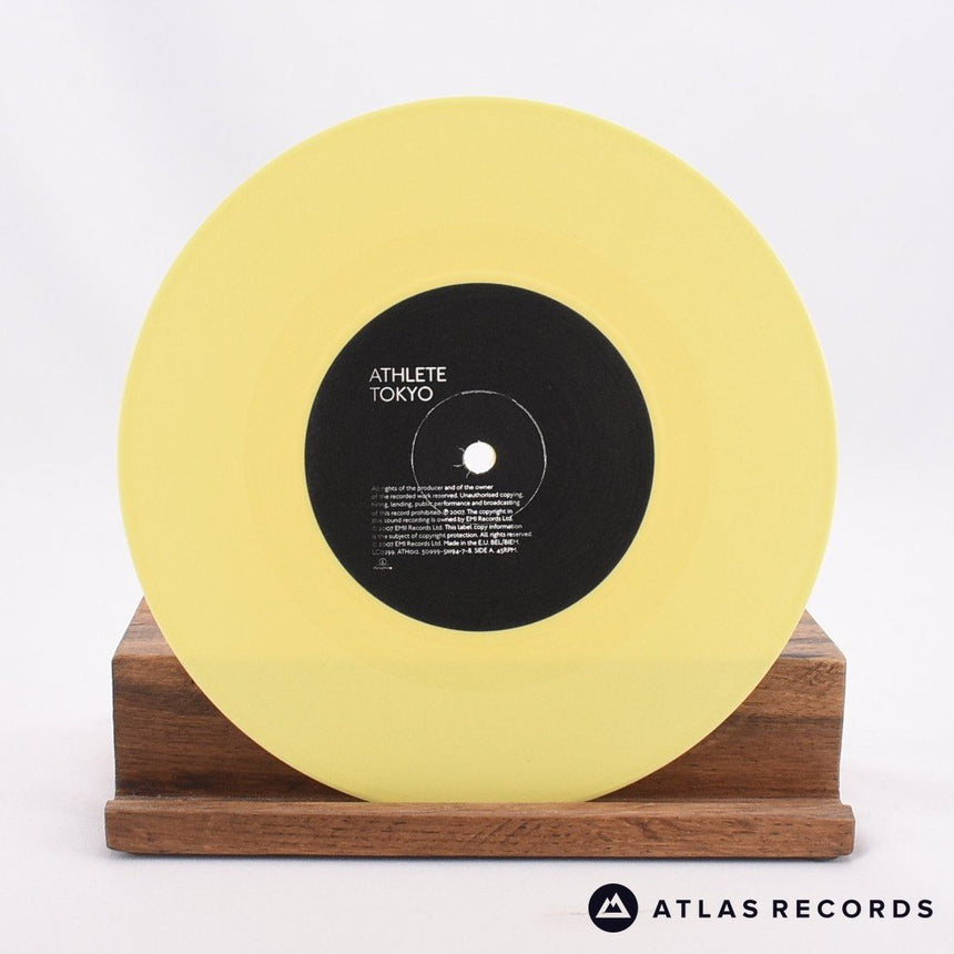 Athlete - Tokyo - Yellow 7" Vinyl Record - NM/NM