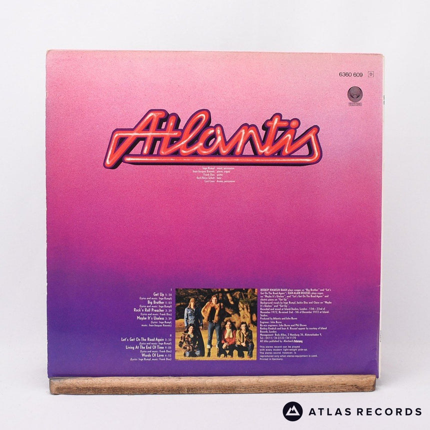 Atlantis - Atlantis - LP Vinyl Record - EX/VG+