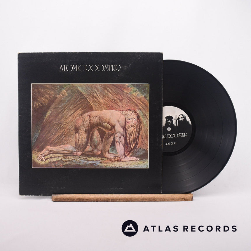 Atomic Rooster Death Walks Behind You LP Vinyl Record - Front Cover & Record