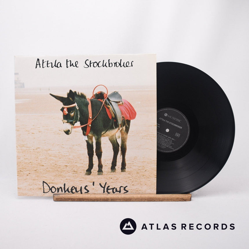 Attila The Stockbroker Donkeys' Years LP Vinyl Record - Front Cover & Record