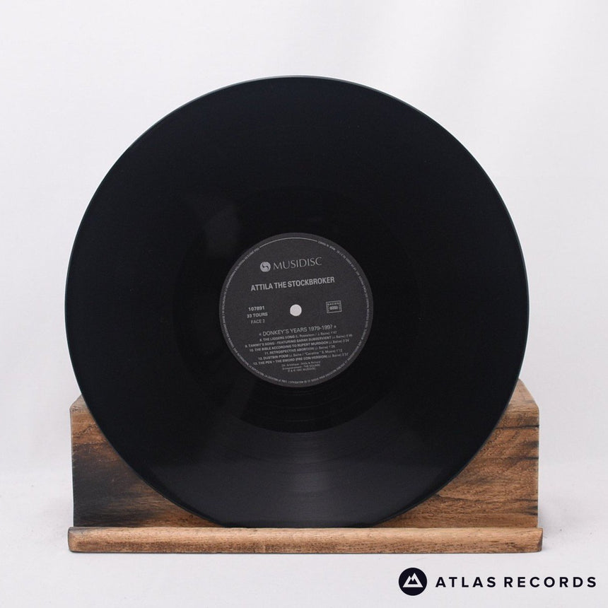 Attila The Stockbroker - Donkeys' Years - Mpo LP Vinyl Record - EX/EX