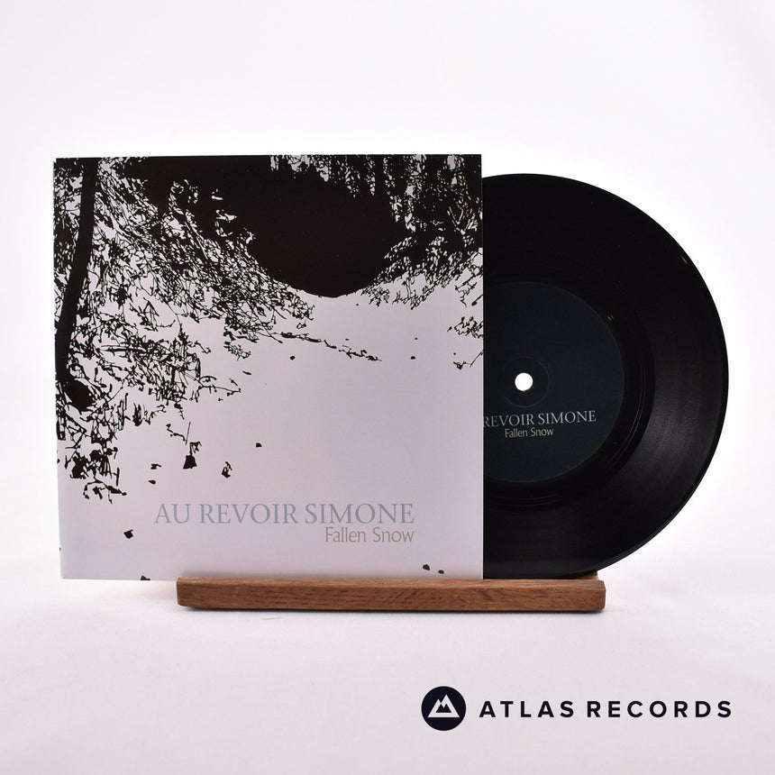 Au Revoir Simone Fallen Snow 7" Vinyl Record - Front Cover & Record
