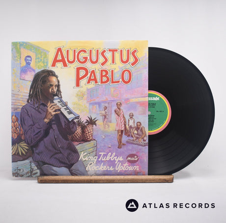 Augustus Pablo King Tubby Meets Rockers Uptown LP Vinyl Record - Front Cover & Record
