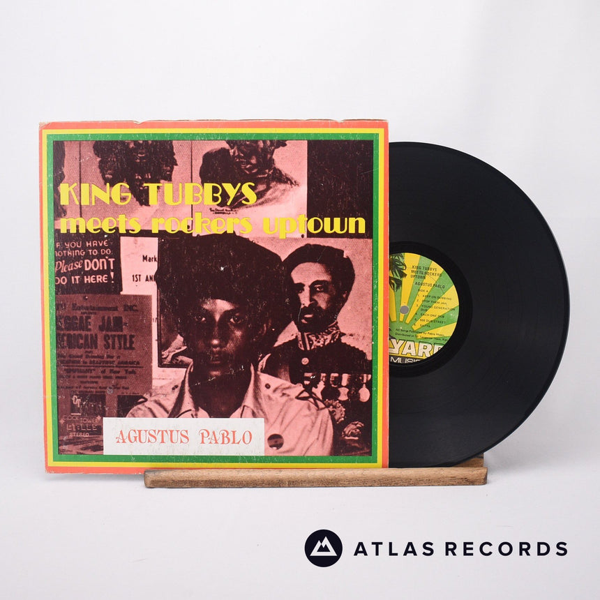 Augustus Pablo King Tubbys Meets Rockers Uptown LP Vinyl Record - Front Cover & Record