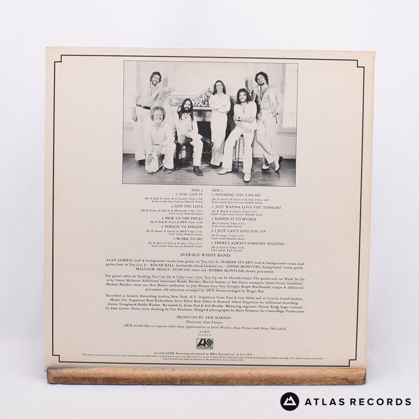 Average White Band - AWB - Porky LP Vinyl Record - EX/NM