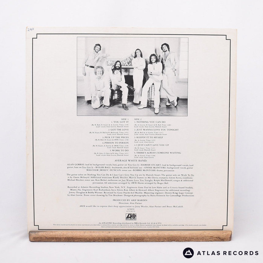 Average White Band - AWB - Porky LP Vinyl Record - VG+/VG+