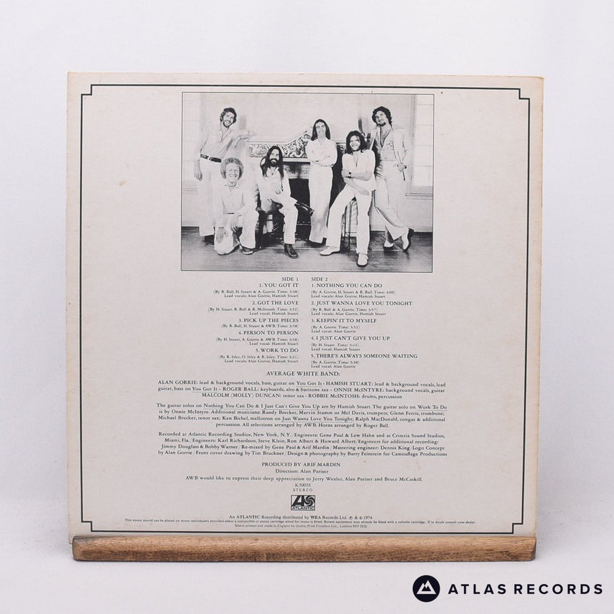 Average White Band - AWB - Porky LP Vinyl Record - VG+/VG+