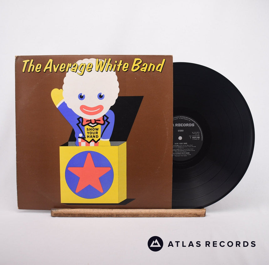 Average White Band Show Your Hand LP Vinyl Record - Front Cover & Record