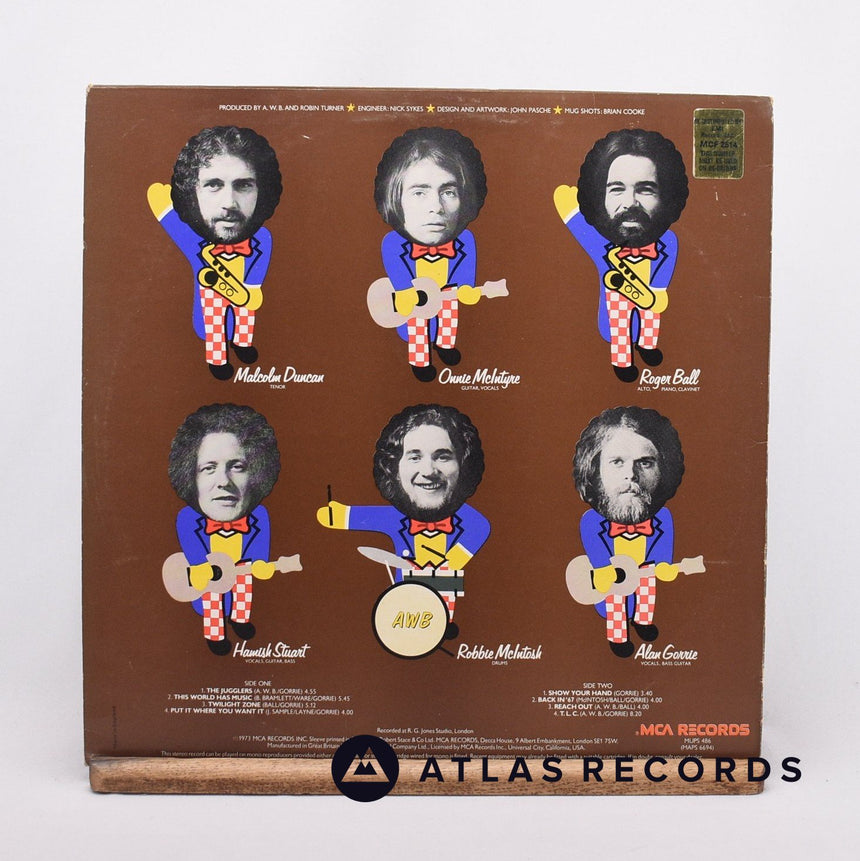 Average White Band - Show Your Hand - LP Vinyl Record - VG+/VG+