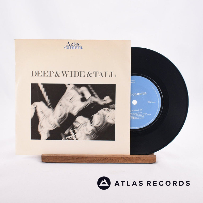 Aztec Camera Deep & Wide & Tall 7" Vinyl Record - Front Cover & Record