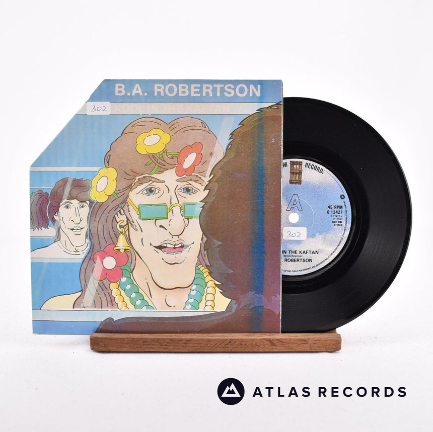 B. A. Robertson Kool In The Kaftan 7" Vinyl Record - Front Cover & Record