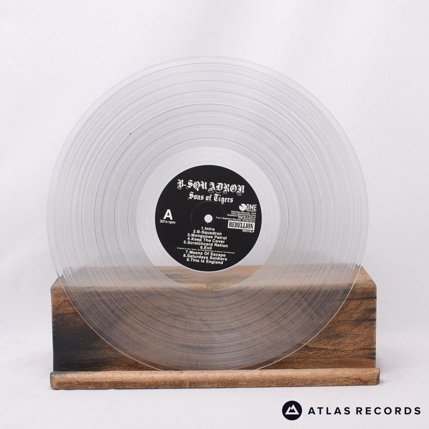 B Squadron - Sons Of Tigers - Clear Insert LP Vinyl Record - NM/EX