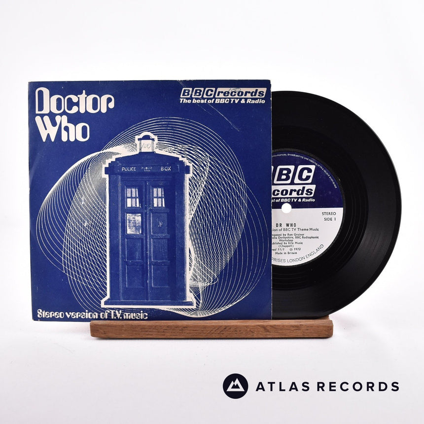BBC Radiophonic Workshop Doctor Who 7" Vinyl Record - Front Cover & Record