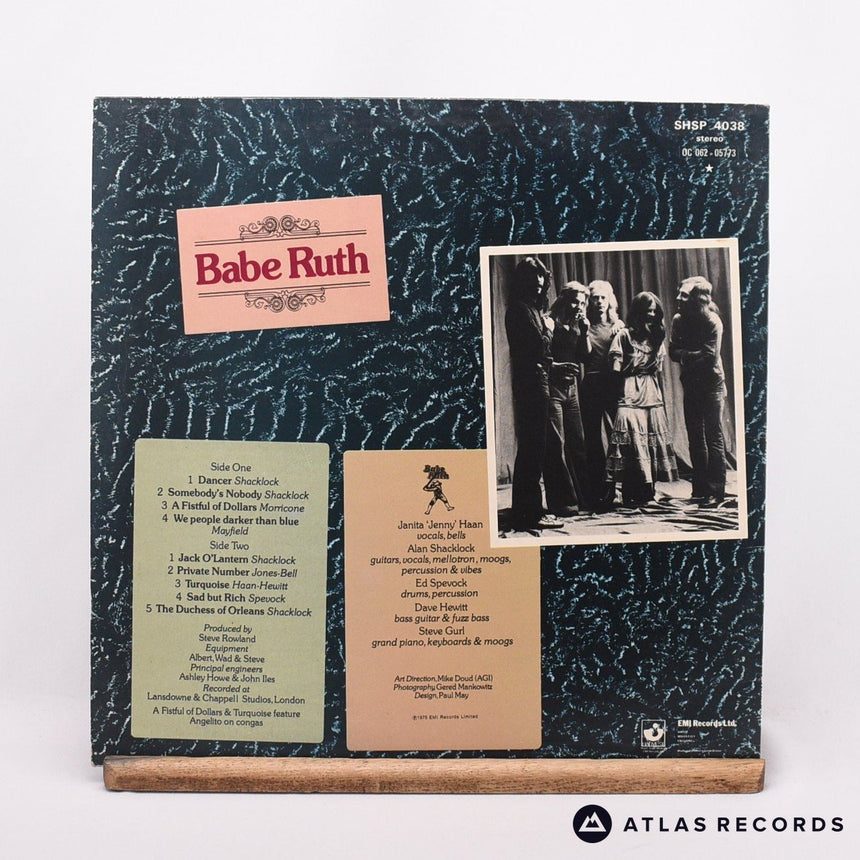 Babe Ruth - Babe Ruth - Embossed Sleeve LP Vinyl Record - EX/EX