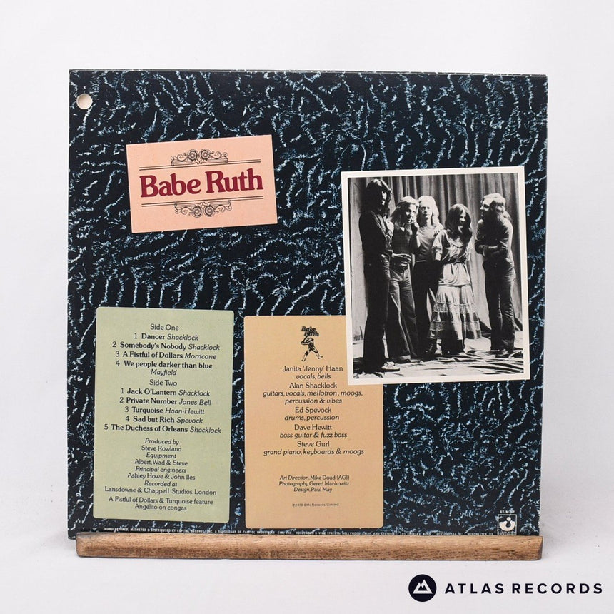 Babe Ruth - Babe Ruth - LP Vinyl Record - VG+/EX
