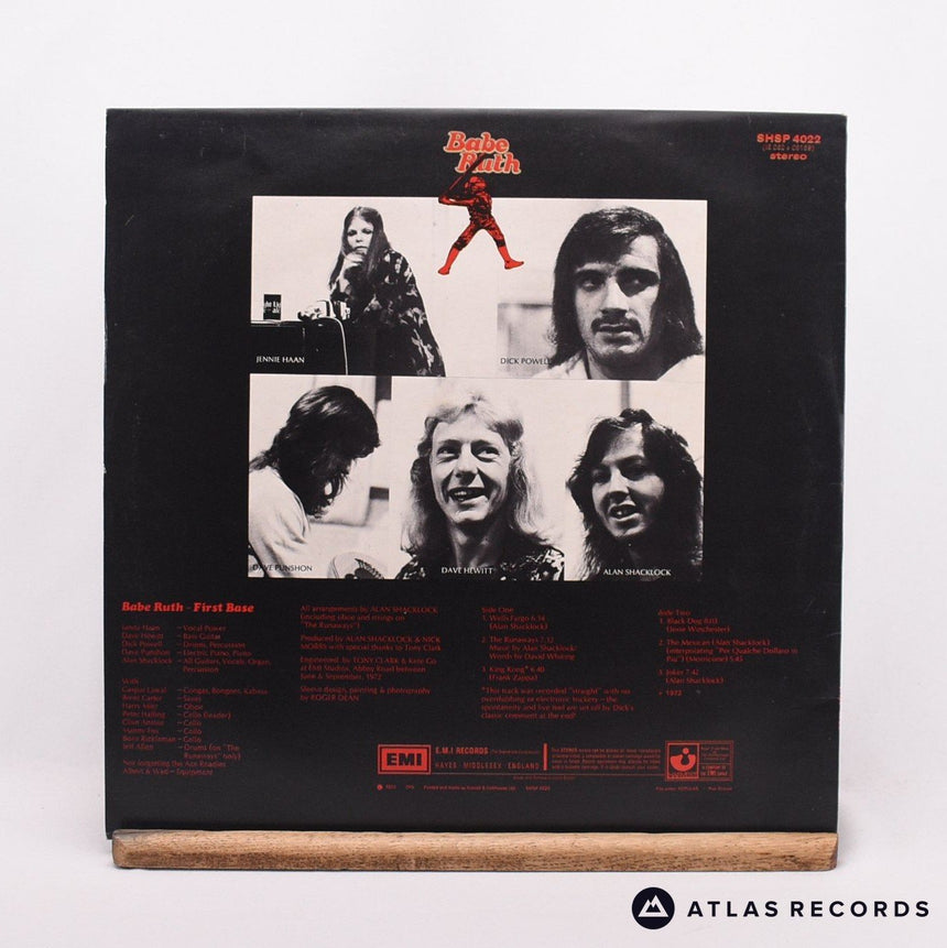 Babe Ruth - First Base - Repress LP Vinyl Record - EX/EX