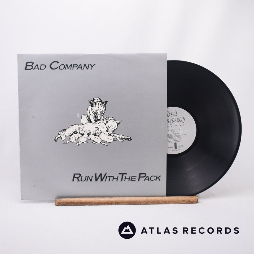Bad Company Run With The Pack LP Vinyl Record - Front Cover & Record