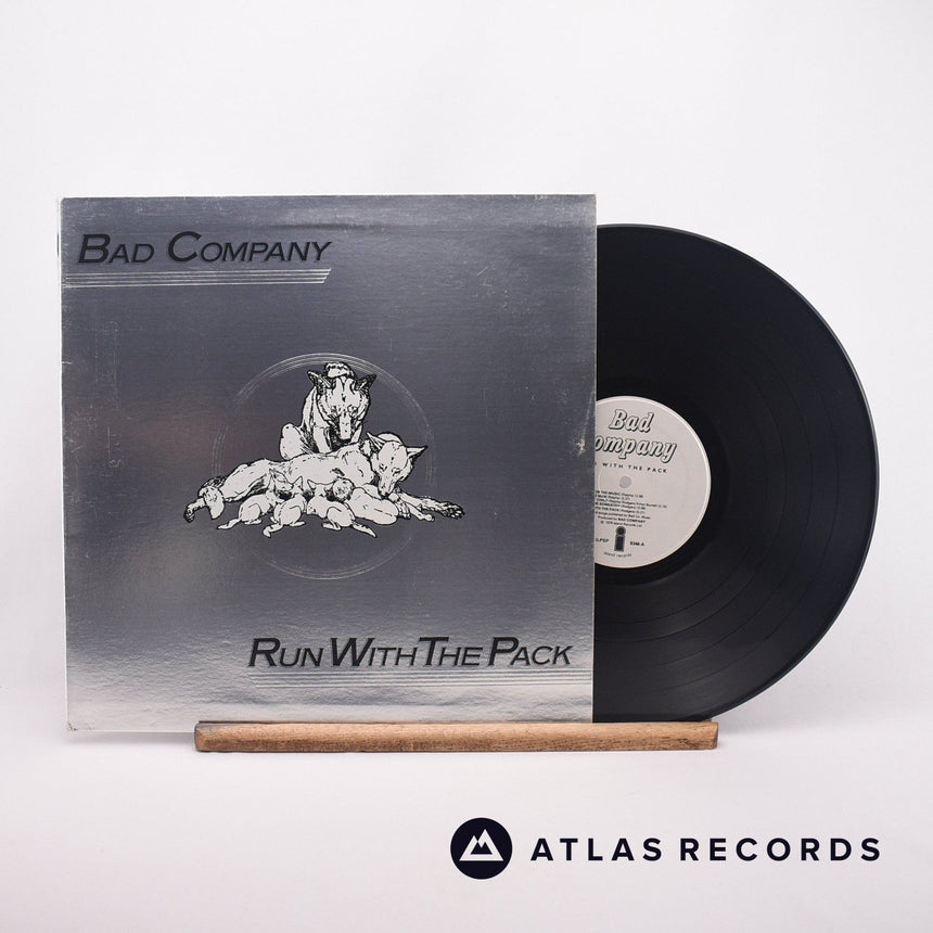 Bad Company Run With The Pack LP Vinyl Record - Front Cover & Record