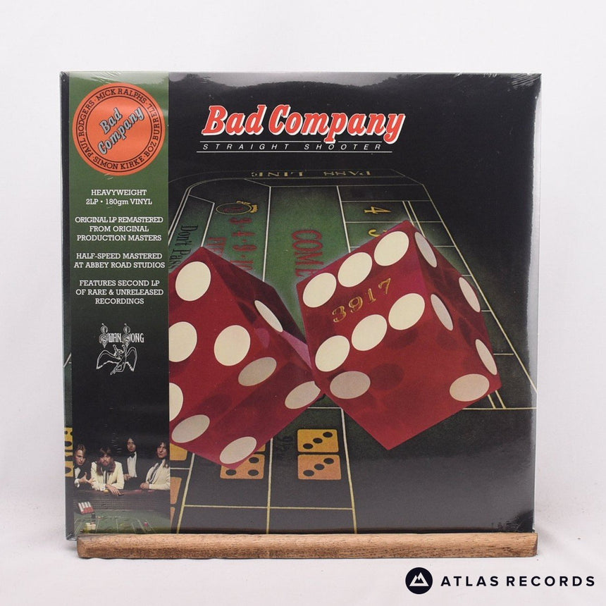 Bad Company Straight Shooter 2 x LP Vinyl Record - Front Cover & Record