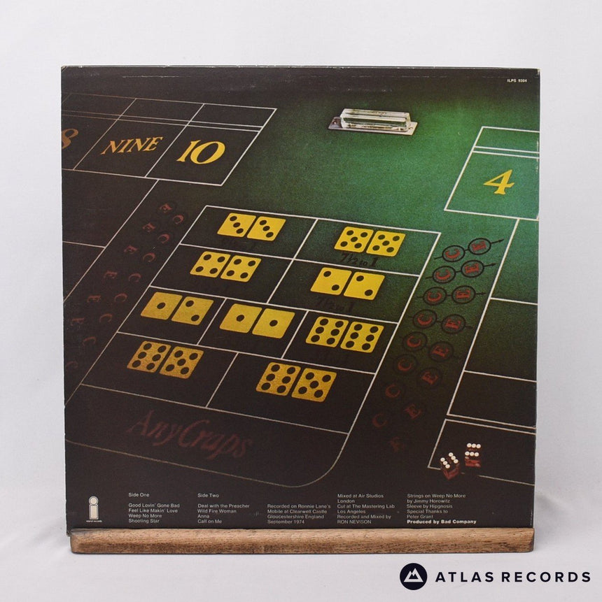 Bad Company - Straight Shooter - LP Vinyl Record - VG+/EX