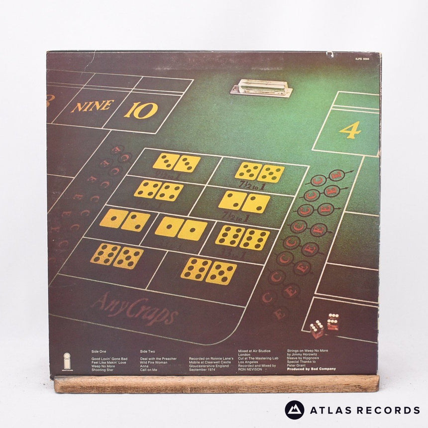 Bad Company - Straight Shooter - LP Vinyl Record - VG+/EX