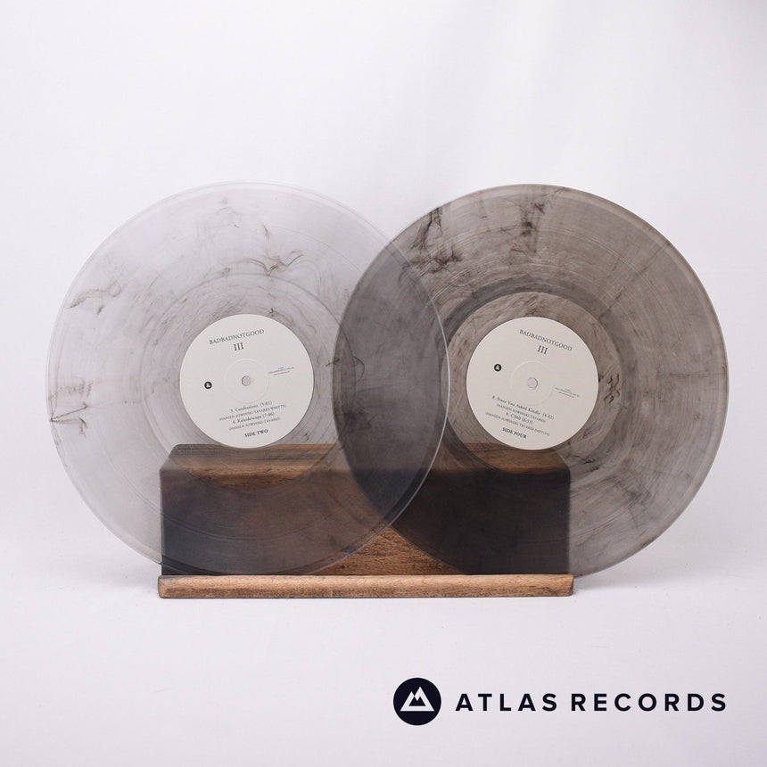 BadBadNotGood - III - Clear W/ Silver Marble 2 x LP Vinyl Record - EX/NM