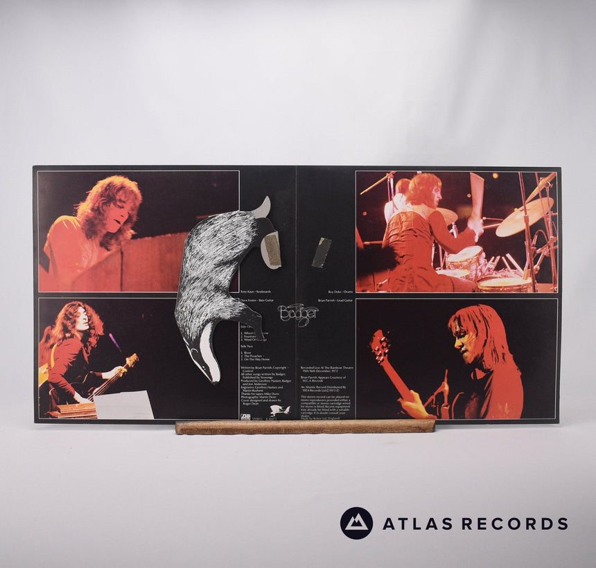 Badger - One Live Badger - Gatefold A3 B3 LP Vinyl Record - EX/EX