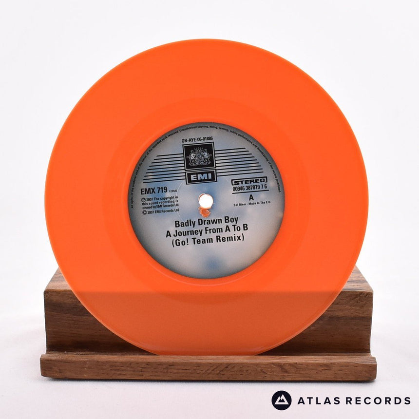 Badly Drawn Boy - A Journey From A To B - Orange 7" Vinyl Record - NM/NM