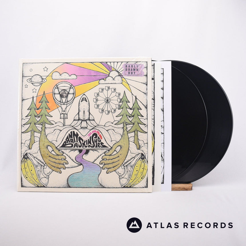 Badly Drawn Boy Banana Skin Shoes 2 x LP Vinyl Record - Front Cover & Record