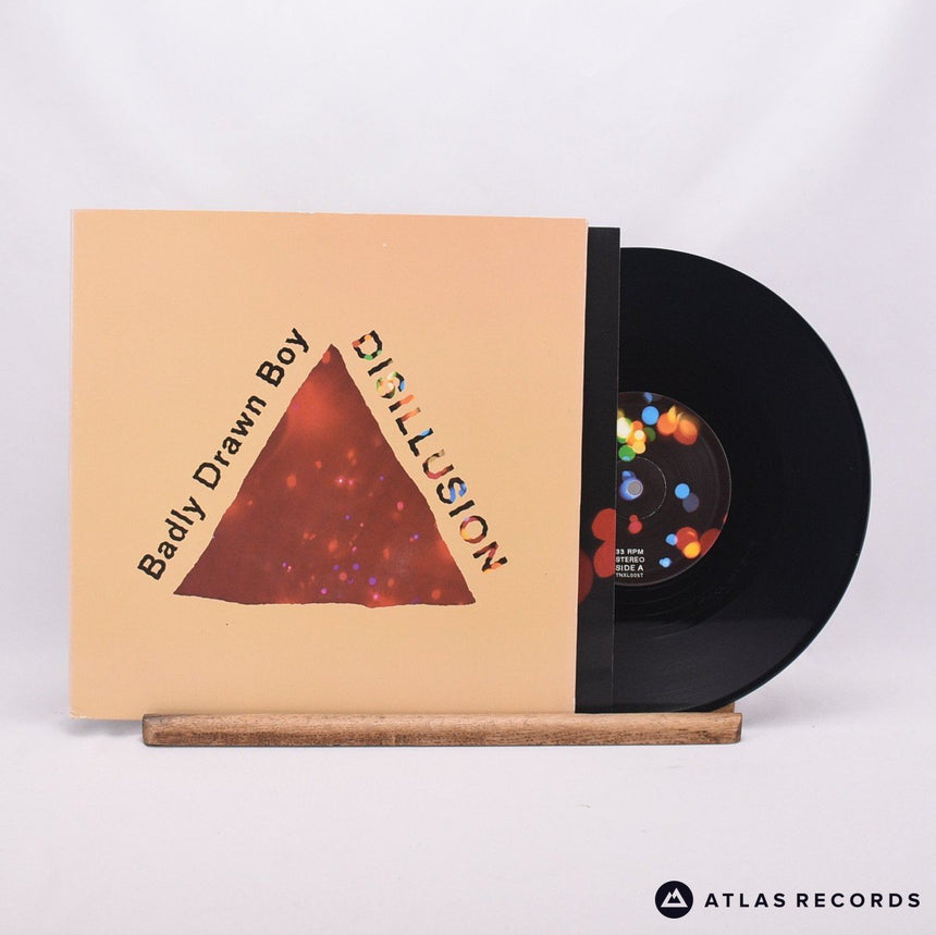 Badly Drawn Boy Disillusion 10" Vinyl Record - Front Cover & Record