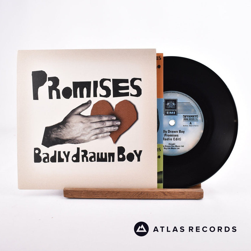Badly Drawn Boy Promises 7" Vinyl Record - Front Cover & Record