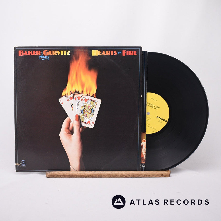 Baker Gurvitz Army Hearts On Fire LP Vinyl Record - Front Cover & Record
