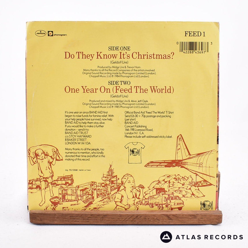 Band Aid - Do They Know It's Christmas? - 7" Vinyl Record - VG+/VG+