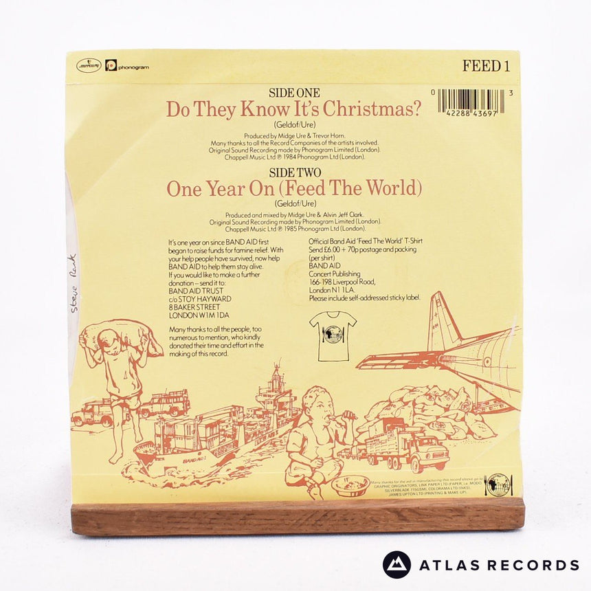 Band Aid - Do They Know It's Christmas? - 7" Vinyl Record - VG+/EX