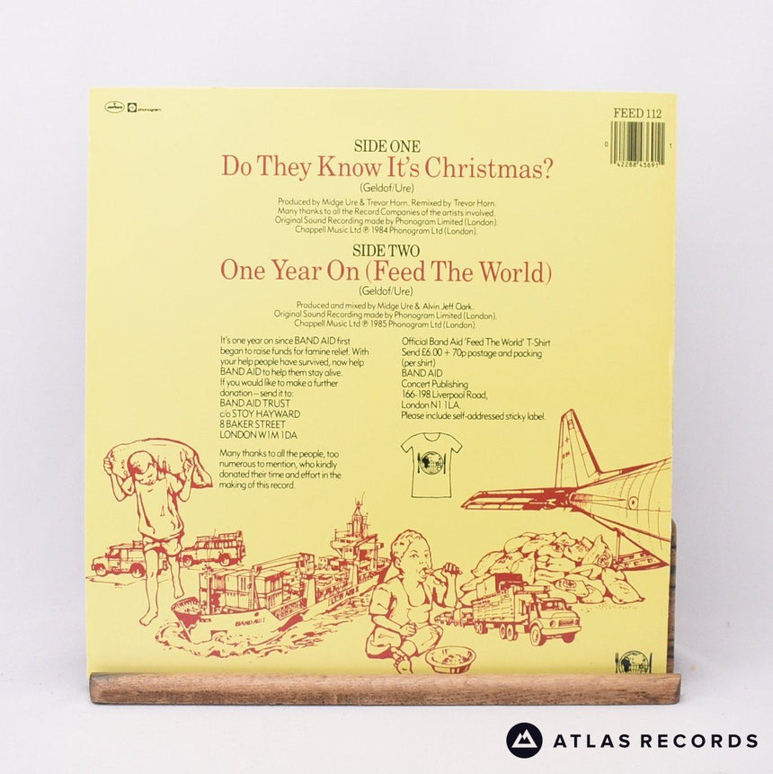 Band Aid - Do They Know It's Christmas? - Reissue 12" Vinyl Record - EX/EX