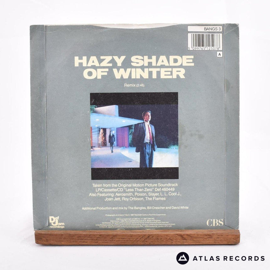 Bangles - Hazy Shade Of Winter - 7" Vinyl Record - VG+/VG+