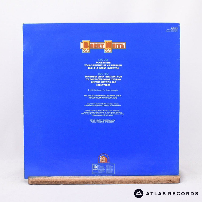 Barry White - Barry White The Man - LP Vinyl Record - EX/EX