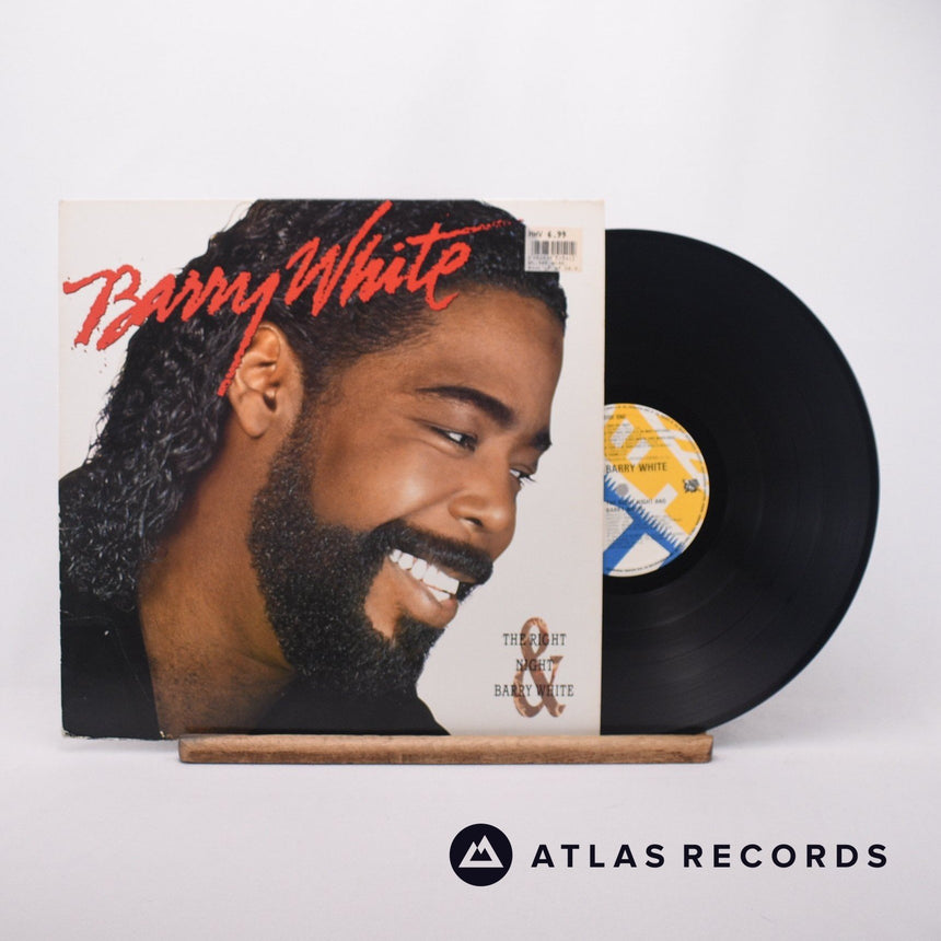 Barry White The Right Night & Barry White LP Vinyl Record - Front Cover & Record