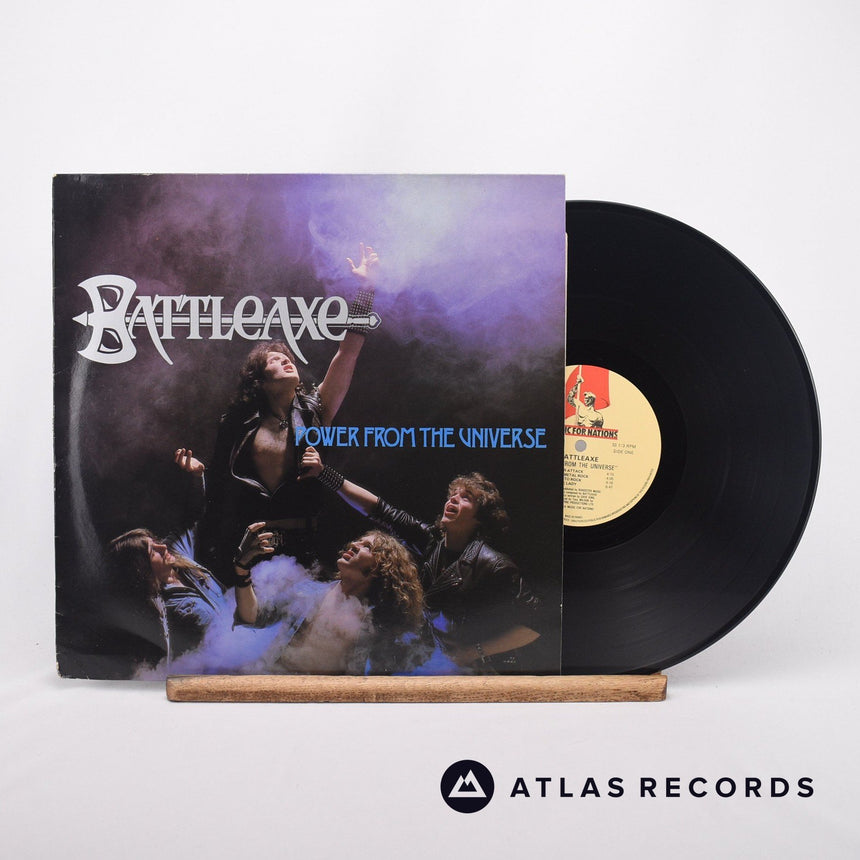 Battleaxe Power From The Universe LP Vinyl Record - Front Cover & Record