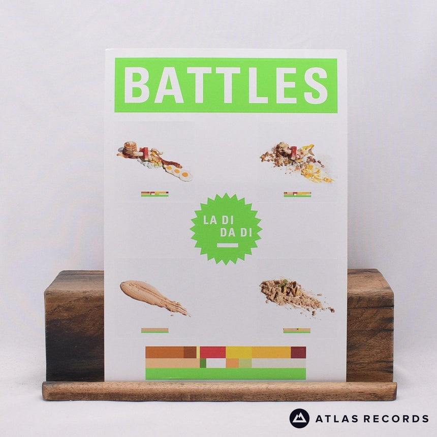 Battles - La Di Da Di - First Press Postcard Double LP Vinyl Record - NM/EX